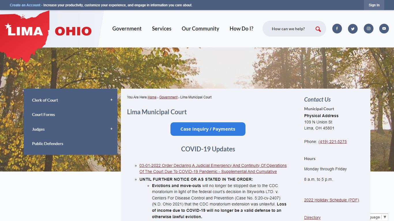 Lima Municipal Court | Lima, OH - Official Website - CivicPlus